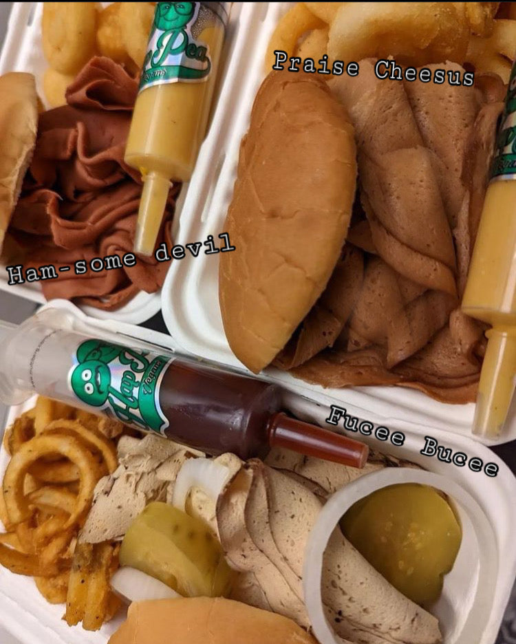 Porky’s revenge • Vegan honey ham slices 4 oz