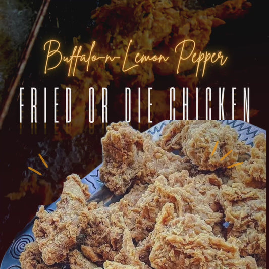 Buffalo lemon pepper fried chicken pieces 1lb